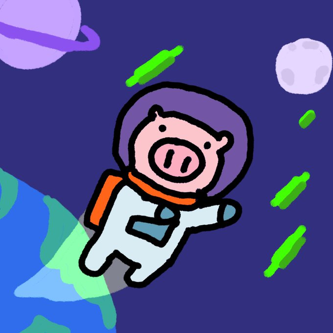PIP as an astronaut in space